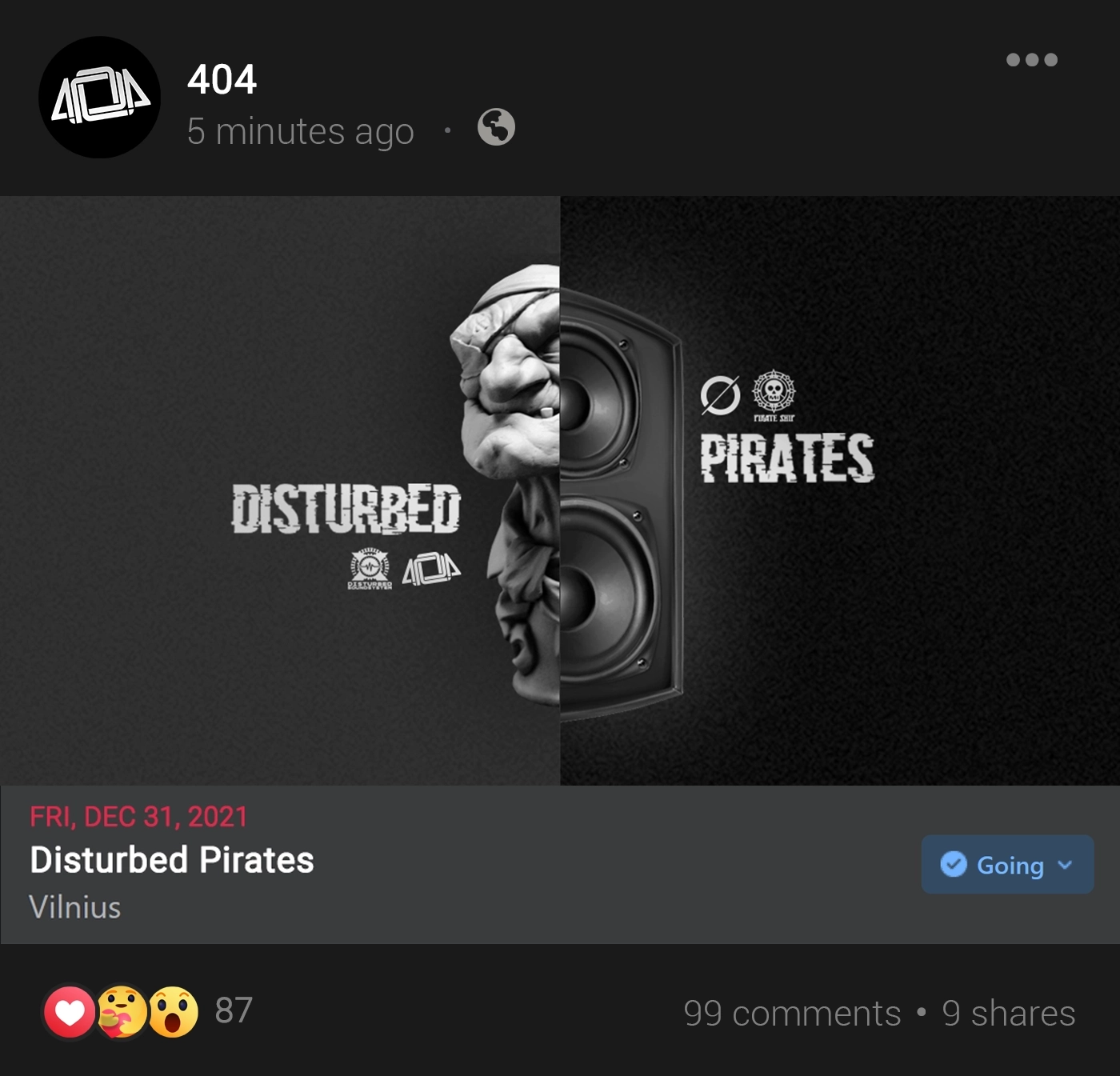 DIsturbed Pirates